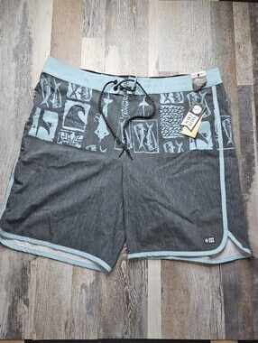 Salty Crew NEW Board Shorts Vintage Blue Color Size 36